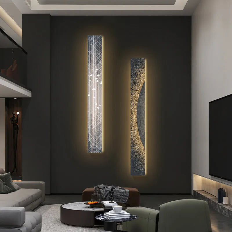 DecorBites™ LED Indoor Painting Decoration Strip Wall Hanging Lamp for Living Room & Hotel