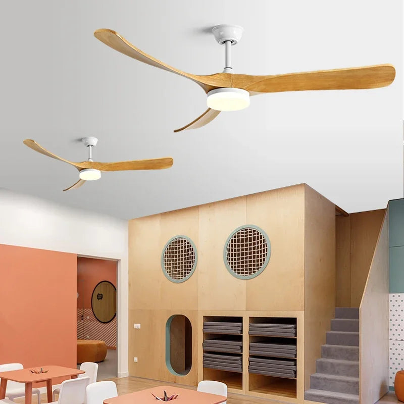 DecorBites™ 70" Luxury Wooden Ceiling Fan with Reversible Motor for Year-Round Comfort