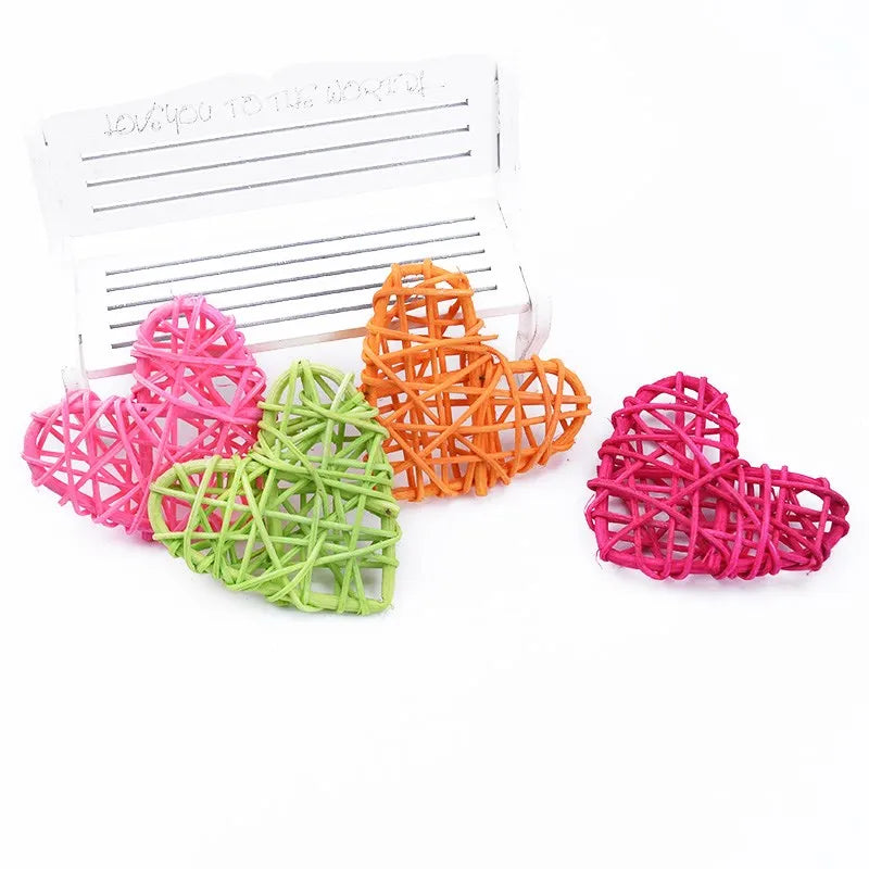 DecorBites™ Love Heart Decorations for Wedding, Valentines, Scrapbooking