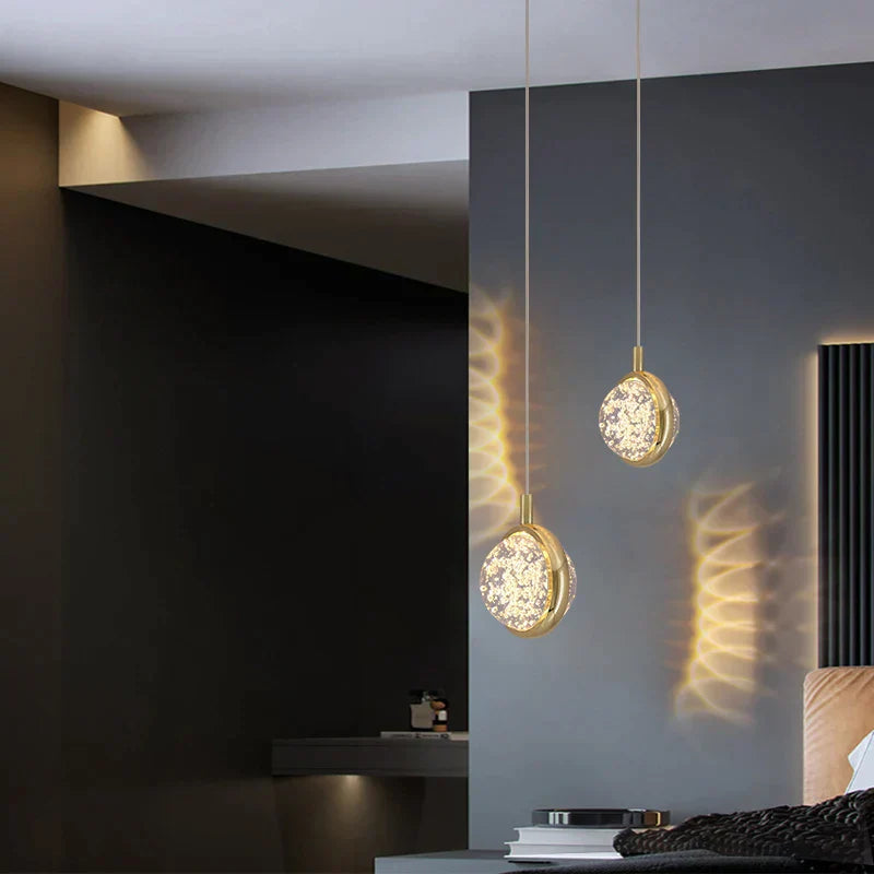 DecorBites™ Crystal Jellyfish Chandelier: New Light Luxury Fawn Decorative Pendant