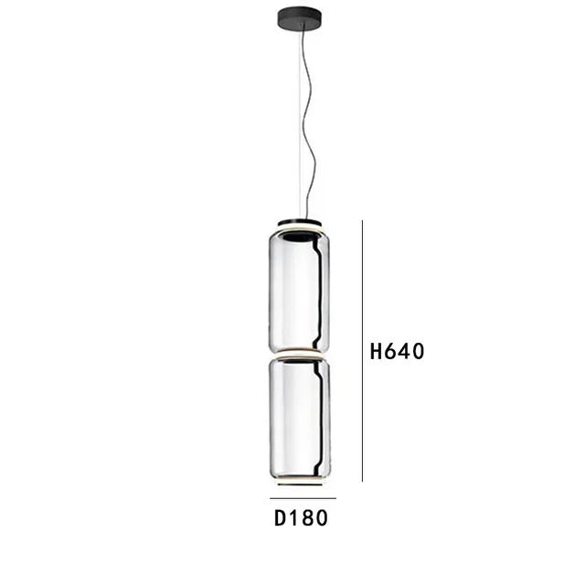 DecorBites™ Glass LED Pendant Light - Stylish and Modern Illumination for Various Spaces