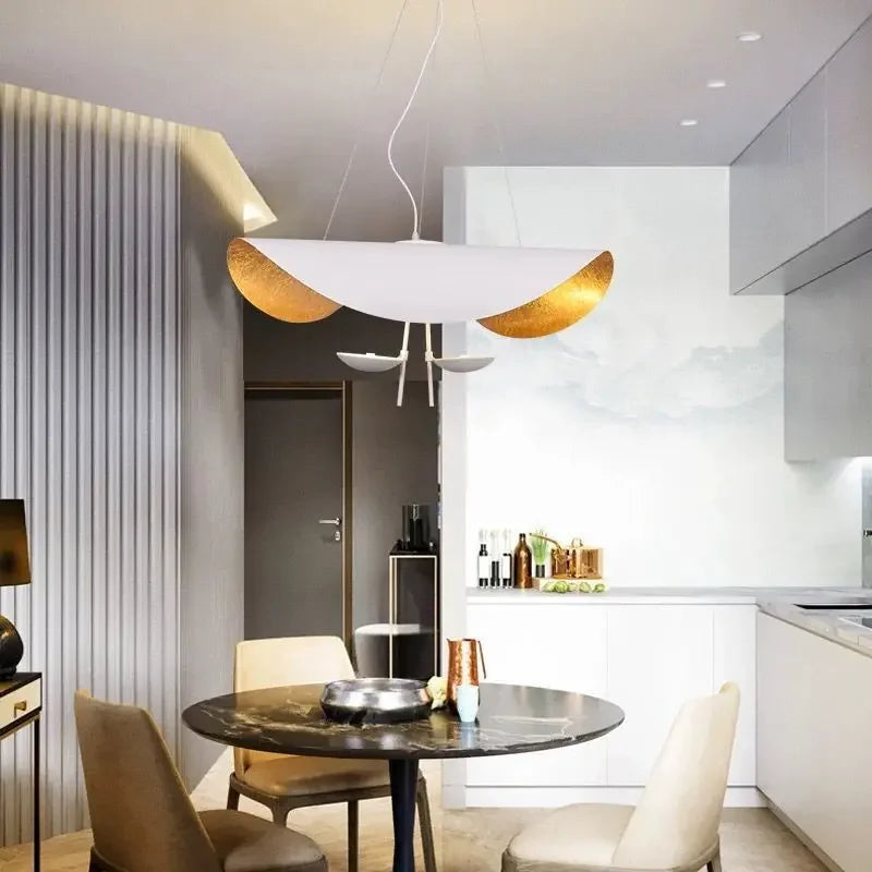 DecorBites™ LED Flying Saucer Chandelier - Modern Ceiling Light for Living Room & Bar