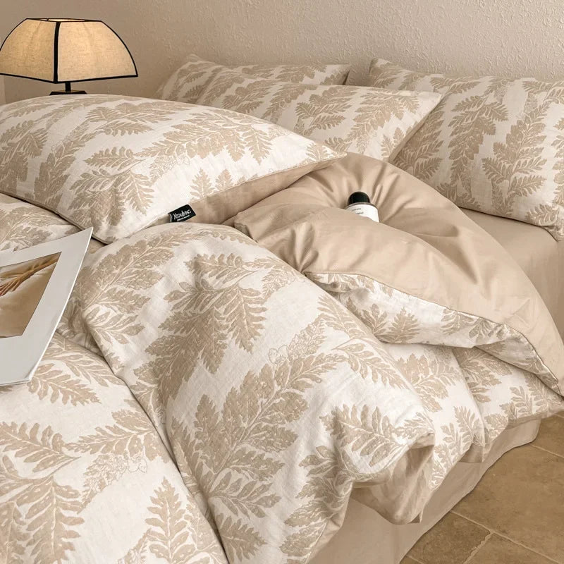 DecorBites™ Cotton Three-Layer 3Pcs Bedding Set - Soft, Breathable, and Comfortable