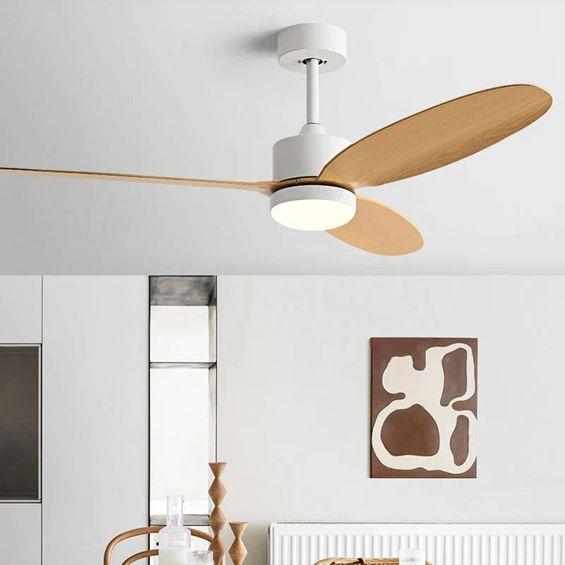DecorBites™ 52" Modern DC Ceiling Fan with Remote Control for Home and Restaurant