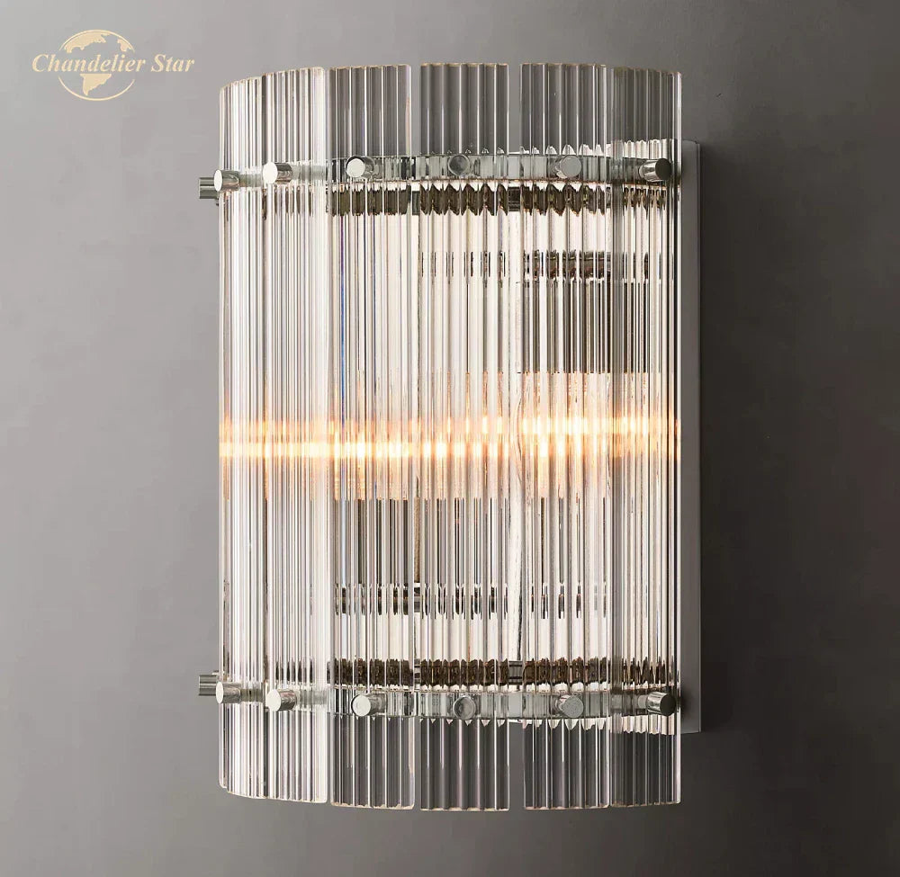 DecorBites™ LED Glass San Marco Round Wall Lamp for Living Room Bedroom Bathroom Decor