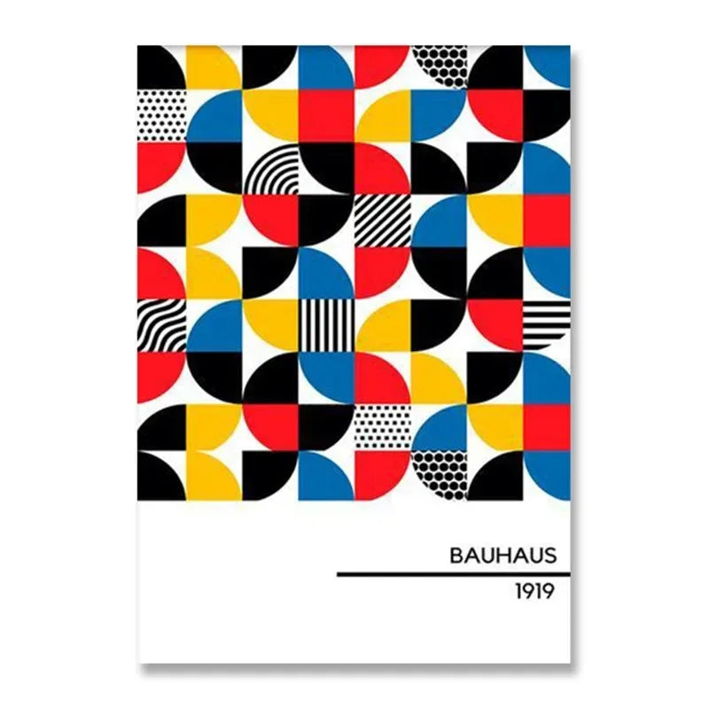 DecorBites™ Modern Black & White Exhibition Canvas Print