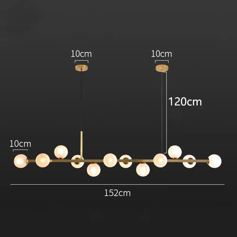 DecorBites™ LED Pendant Chandeliers for Modern Home Decor and Indoor Lighting