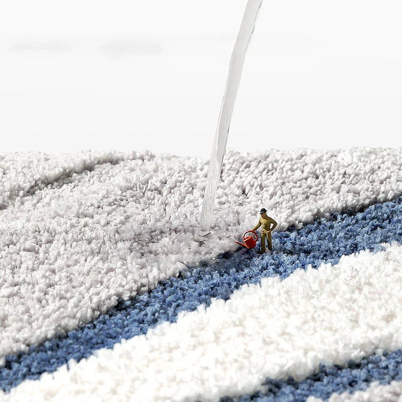 DecorBites™ Absorbent Water Bathroom Mat: Soft, Quick-drying, Anti-slip Large Bath Rug