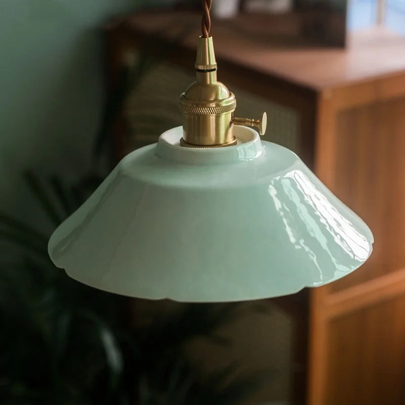 DecorBites™ Ceramic LED Hanging Lamp for Home Decor and Lighting