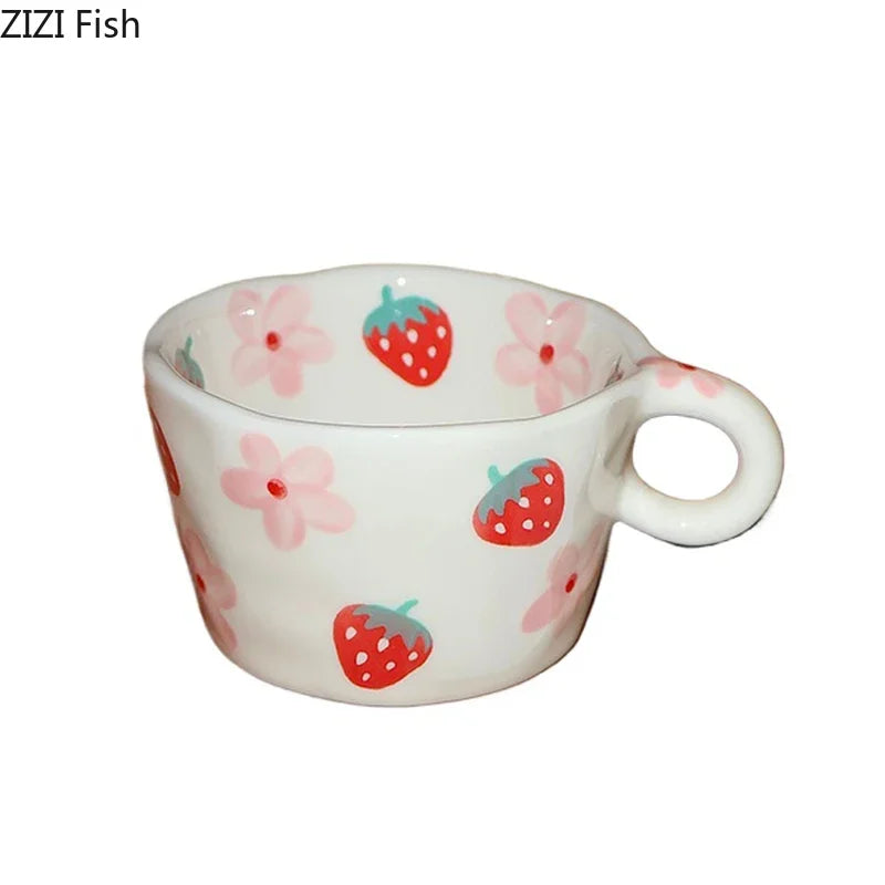 DecorBites™ Cartoon Pattern Ceramic Coffee Mug Creative Cup Tea Teacup Juice Container