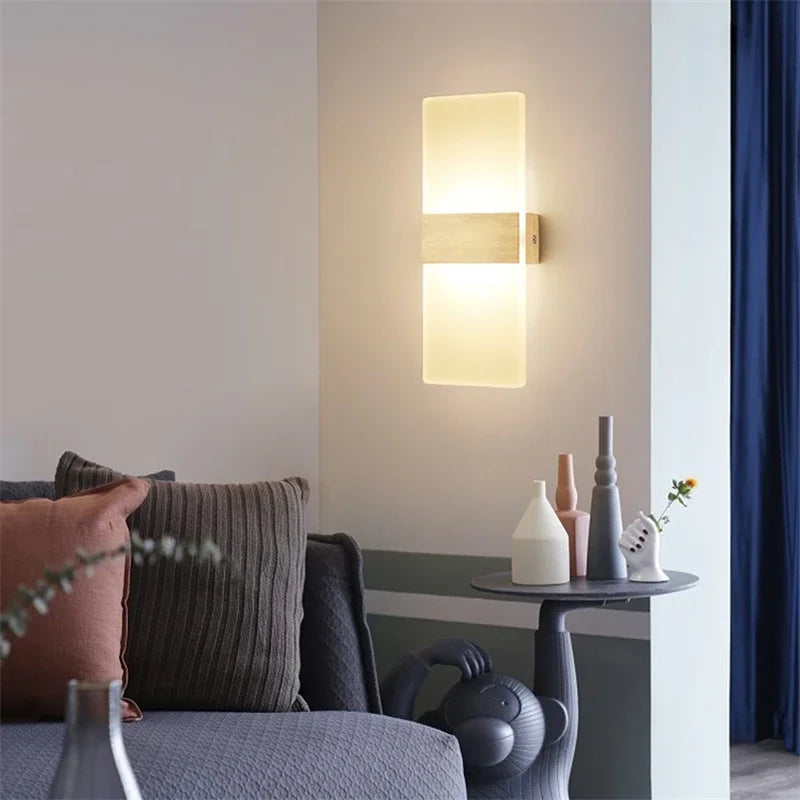 DecorBites™ LED Wall Light: Modern Indoor Lamp for Bedroom, Living Room, Kitchen, Corridor
