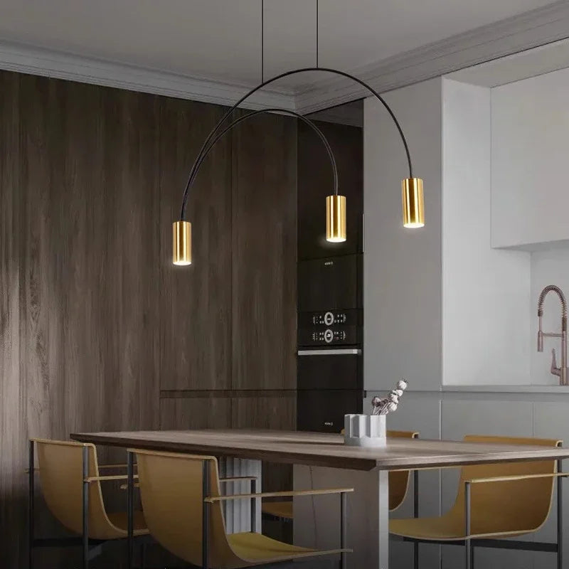 DecorBites™ Arc Pendant Light Chandelier - LED Suspension Lamp for Kitchen Island