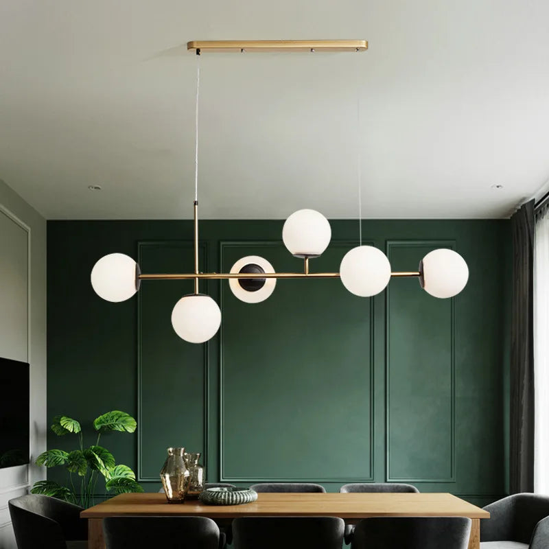 DecorBites™ Glass Ball Pendant Lamps for Home Decor and Lighting Fixtures