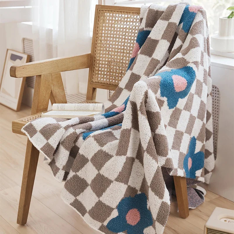 DecorBites™ Knitted Blanket Throws 130x160cm