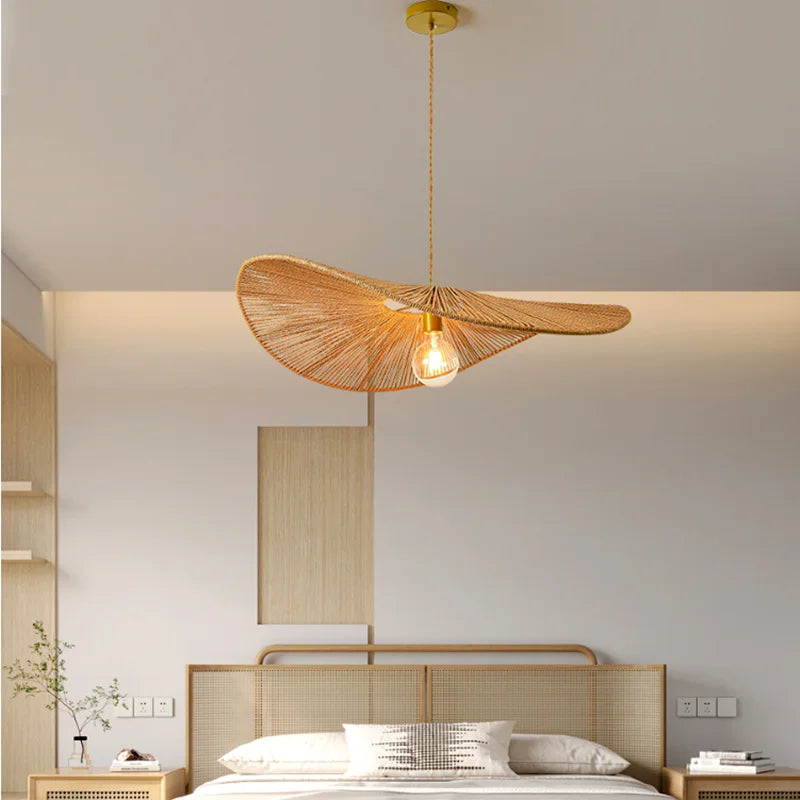 DecorBites™ Bamboo Wabi Sabi Chandelier Pendant Lights