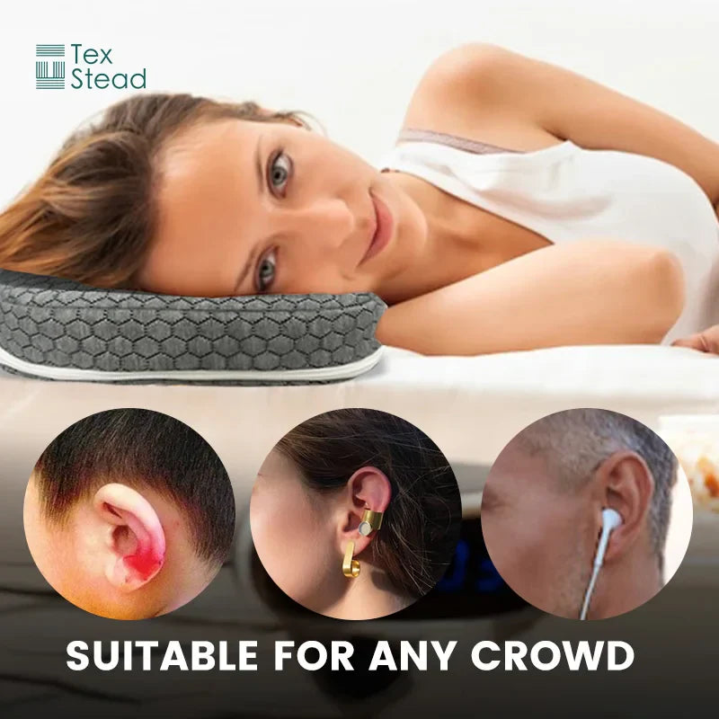 DecorBites™ Ear Guard Pillow: Side Sleeper's Solution for CNH, O-Shaped Support Pillow