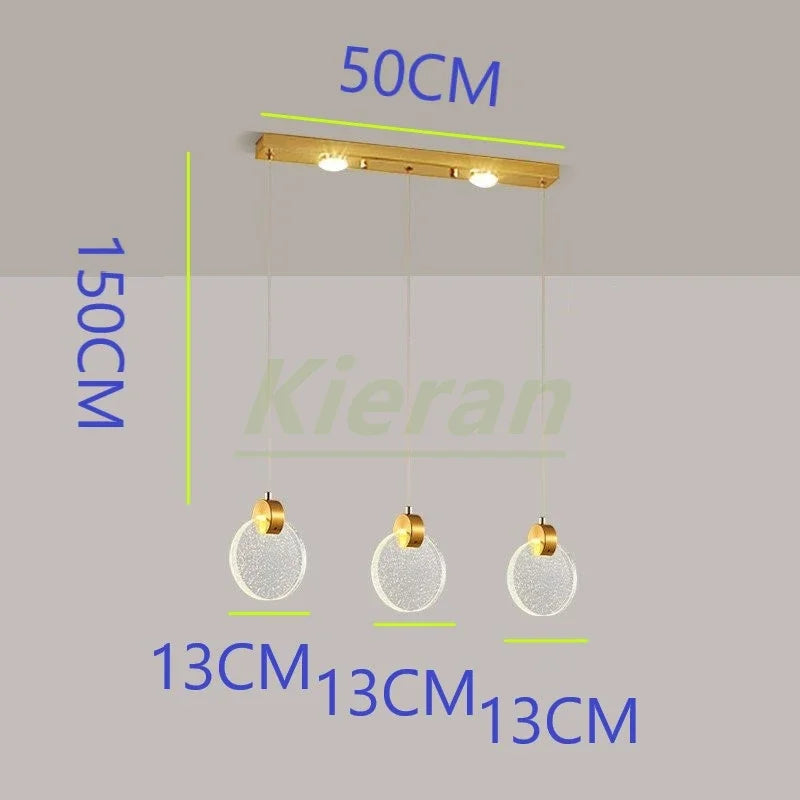 DecorBites™ Crystal LED Chandelier: Modern 5head Highlight for Bedroom, Bar, Study Room Decor