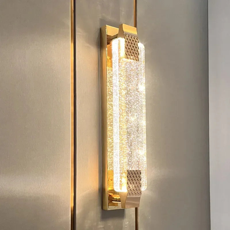 DecorBites™ Crystal Bubble Wall Lights - Elegant Living Room Bedroom Decor Wall Sconces