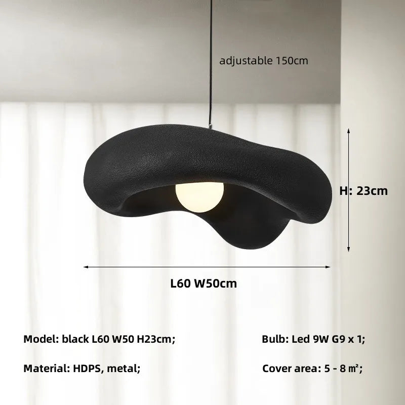 DecorBites™ Creamy Style Wabi Sabi G9 LED Pendant Lights - Home Decor Hang Lamp