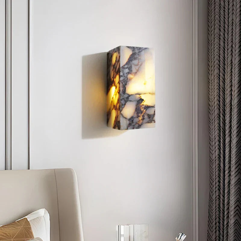 DecorBites™ Bulgari Stone LED Wall Lights Outdoor Waterproof Bedside Lamp
