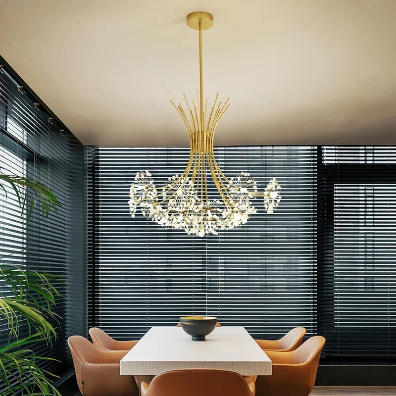 DecorBites™ Dandelion Chandelier: Modern Home Decor Living Room Light Fixture