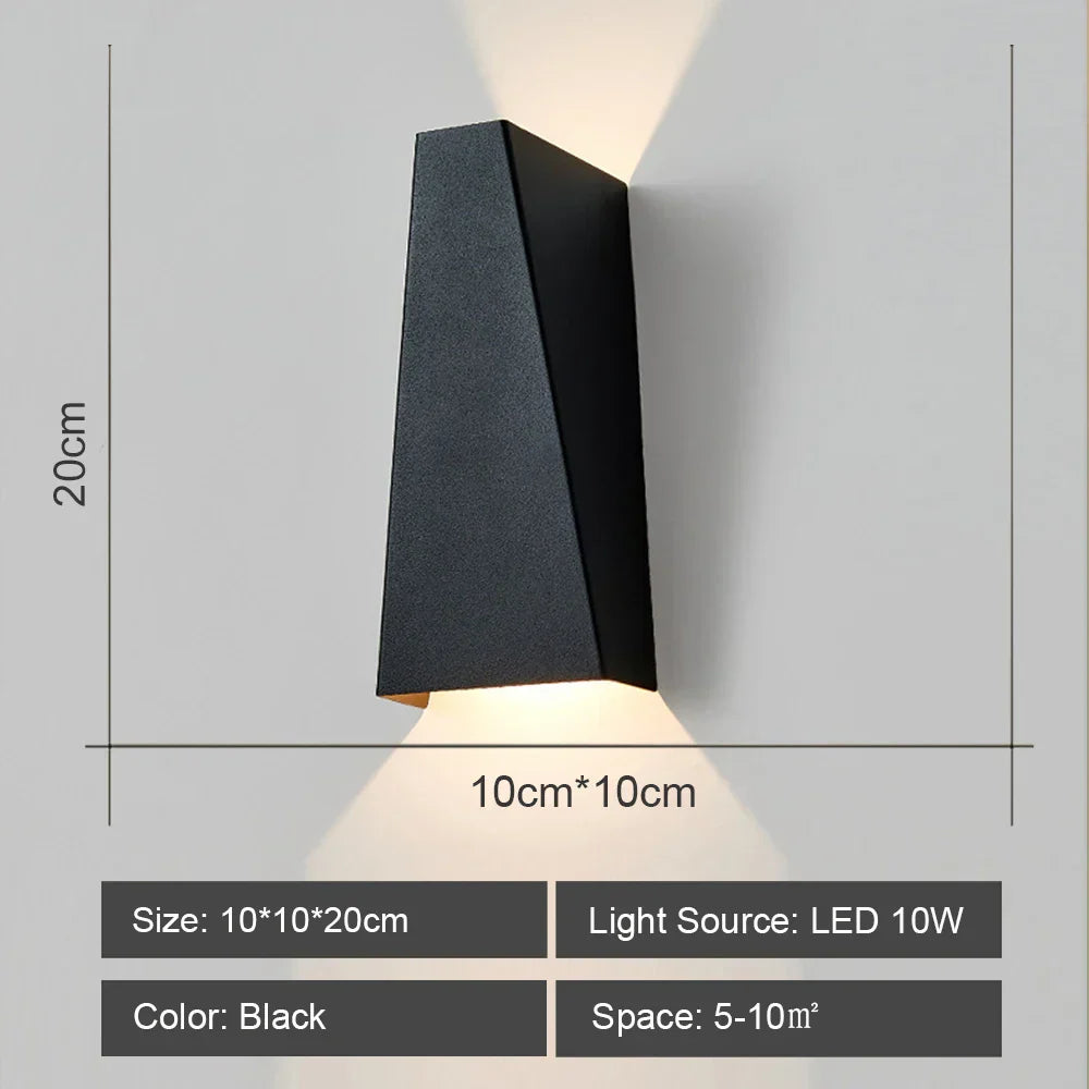 DecorBites™ LED Acrylic Wall Light Shade for Bedroom Living Room Home décor
