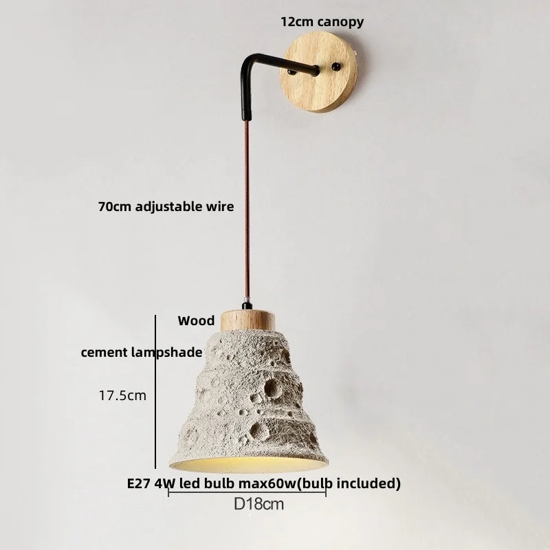 DecorBites™ LED Wall Light Fixture with Pull Chain Switch - Modern Nordic Design