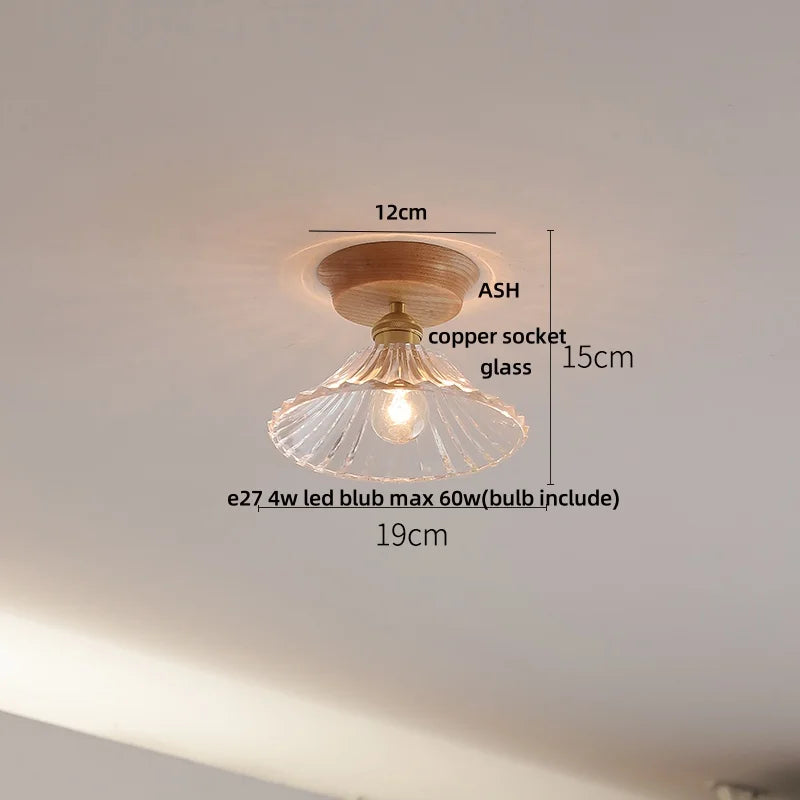 DecorBites™ Blue Hollow-out Ceramic LED Ceiling Lamp