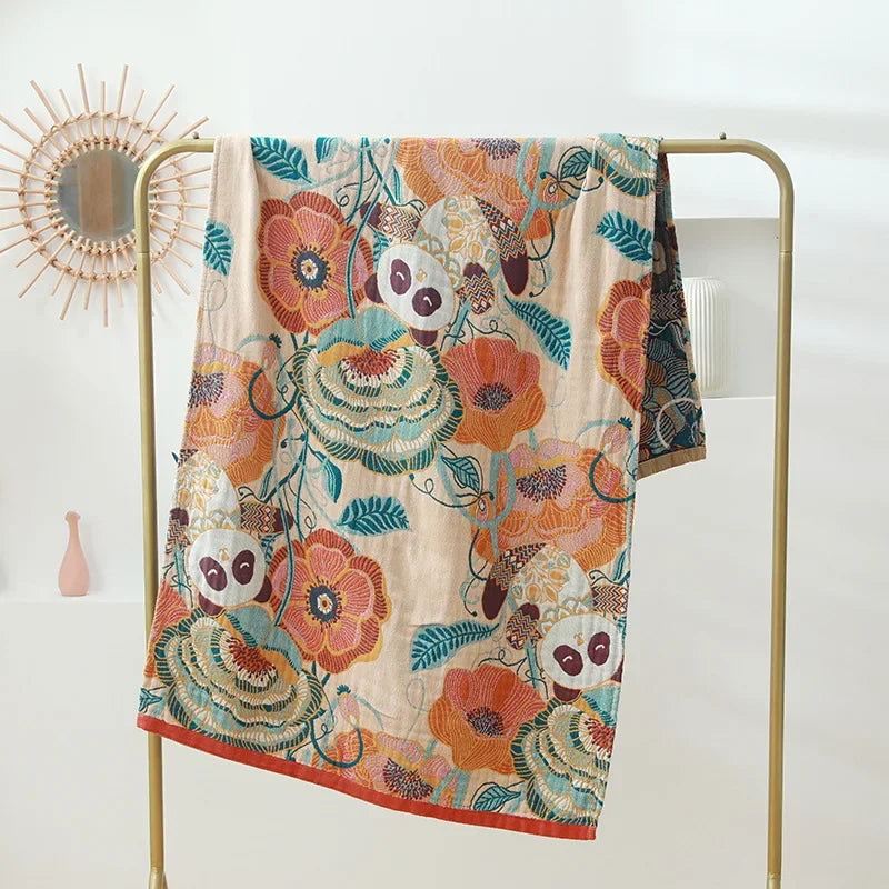 DecorBites™ Cotton Bath Towel - Soft & Absorbent 80x160cm - Large & Luxurious