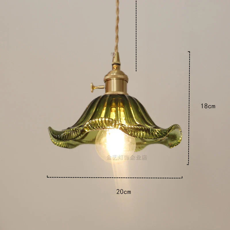 DecorBites™ Diamond Amber Glass LED Pendant Lights - Nordic Modern Hanging Lamp