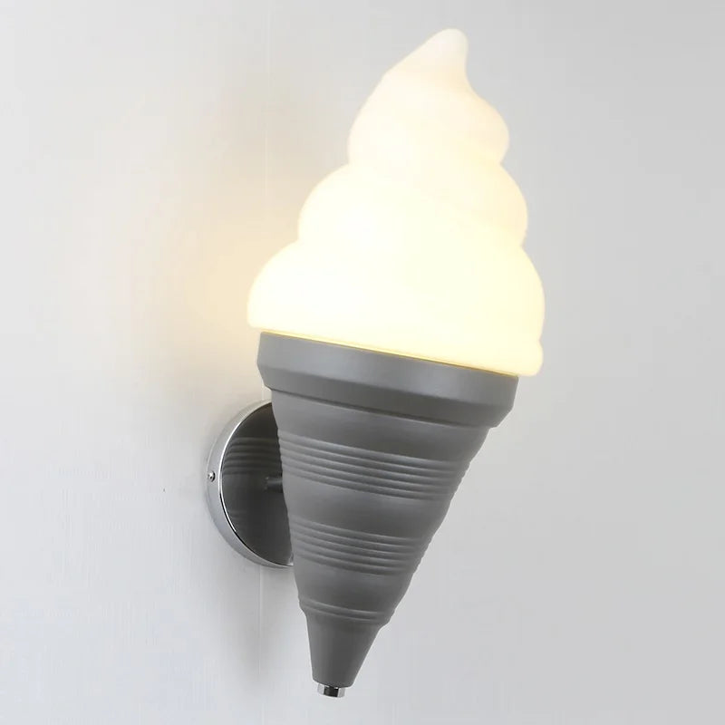 DecorBites™ Ice Cream LED Wall Sconce: Modern Kids Room & Bar Lighting Fixtures
