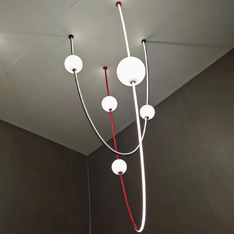 DecorBites™ Colorized LED Dimmable Ceiling Chandelier - 2025 Trend Hanging Lamps