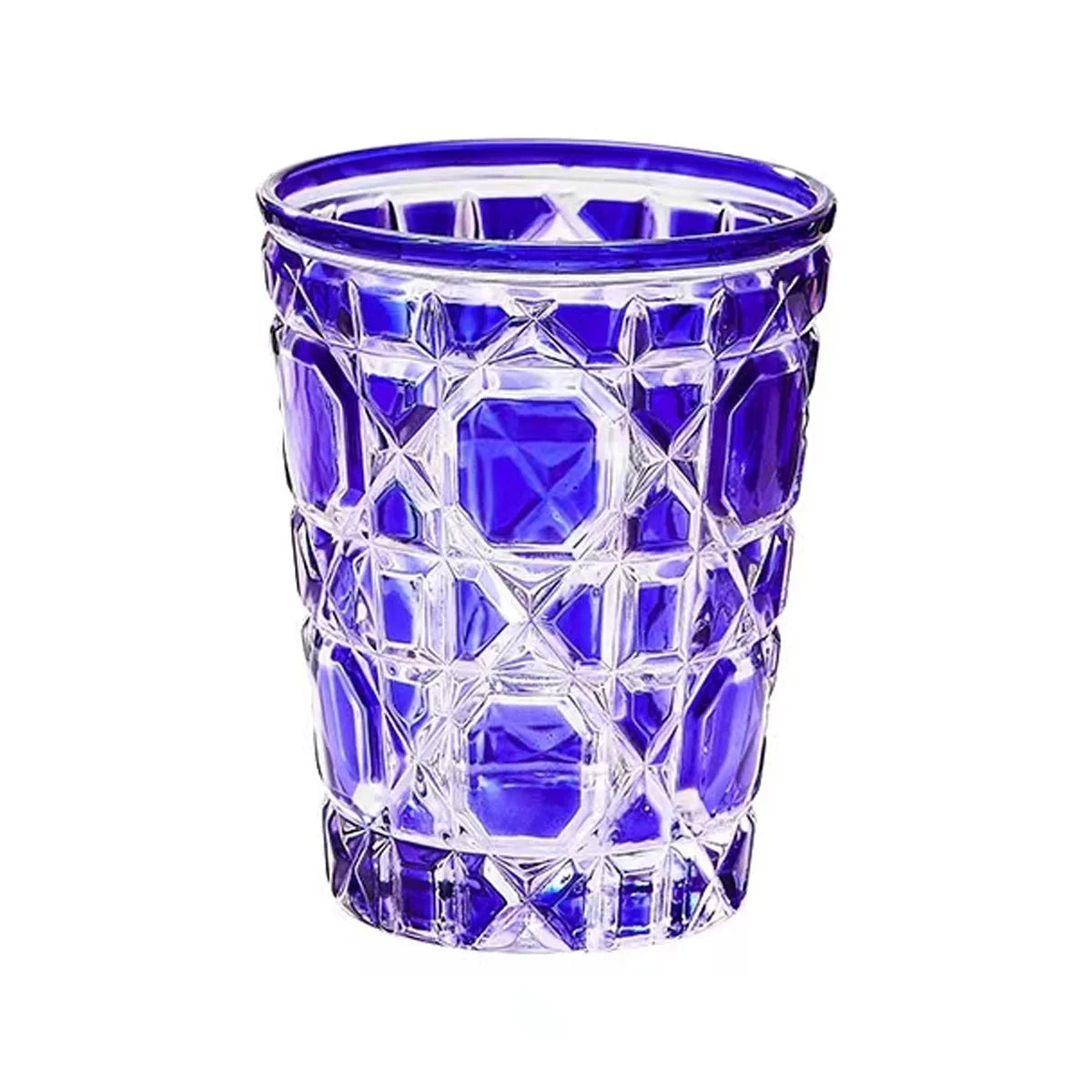 DecorBites™ 310ml Hand-carved Heavy Whiskey Glass Tumbler Cup