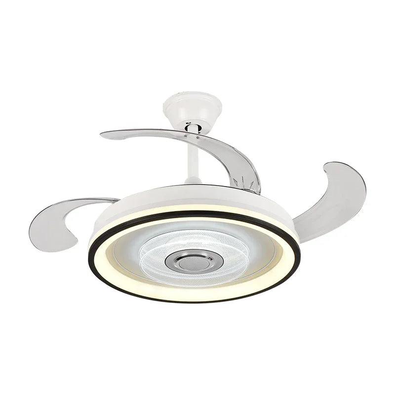 DecorBites™ Crystal Chandelier LED Ceiling Fan with Remote Control Switch
