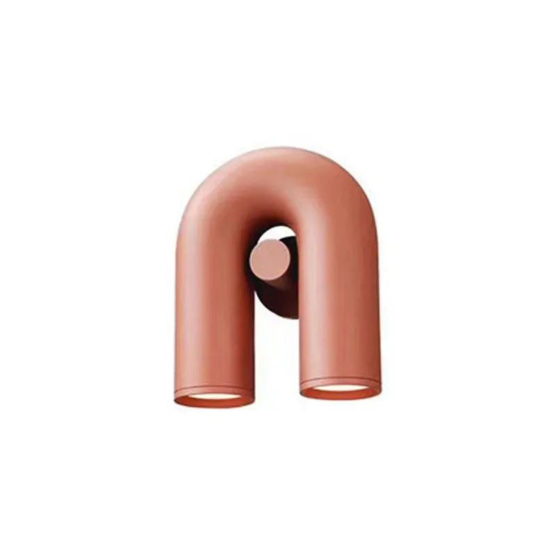 DecorBites™ Cirkus Tube Wall Lamp: Minimalist U-shaped Sconce for Bedside Reading & Decor
