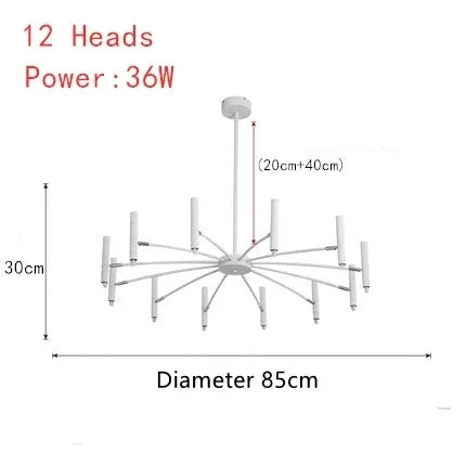DecorBites™ Art Pendant Chandelier - Nordic LED Indoor Lighting Fixture