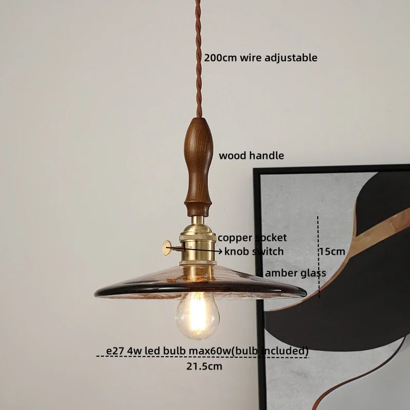 DecorBites™ Ceramic LED Pendant Light Nordic Modern Hanging Lamp for Home Decor