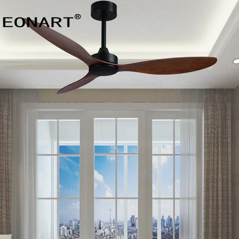 DecorBites™ 52" Fashion Plastic Blade Ceiling Fan with Lamp and Remote Control