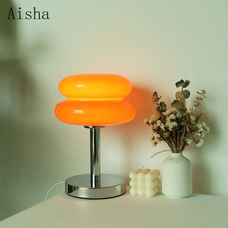 DecorBites™ Bauhaus Glass Table Lamp | Modern Desktop Decoration for Home, Bedroom, Living Room