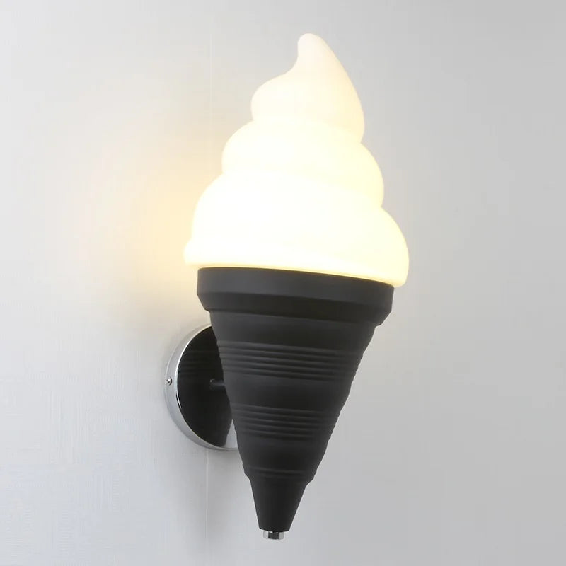 DecorBites™ Ice Cream LED Wall Sconce: Modern Kids Room & Bar Lighting Fixtures