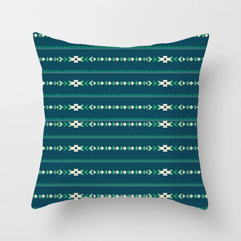 DecorBites™ Leaf Feather Cushion Covers Geometric Heart Print Pillowcase Home Decor