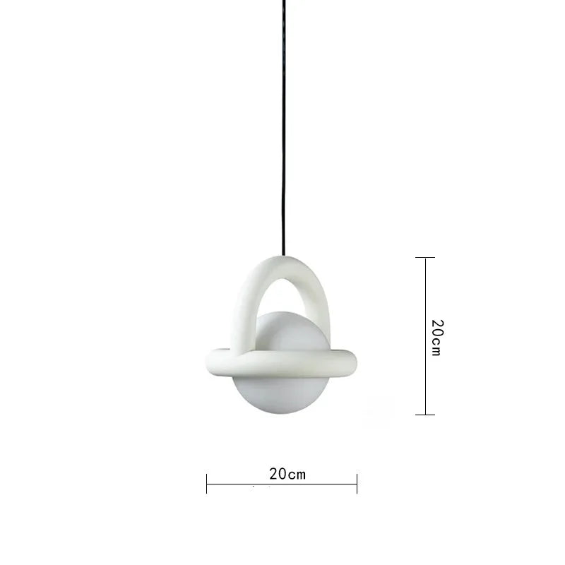 DecorBites™ LED Pendant Lights Acrylic Ball Metal Wire 150cm Dining Room Kitchen Bedroom