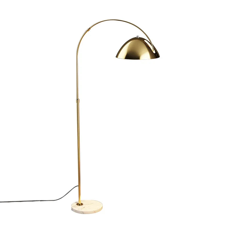 DecorBites™ LED Floor Lamp Gold Black Metal Minimalist Modern Living Room Light