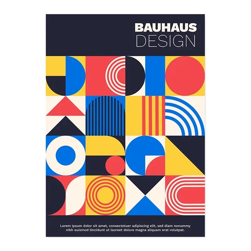 DecorBites™ Modern Black & White Exhibition Canvas Print