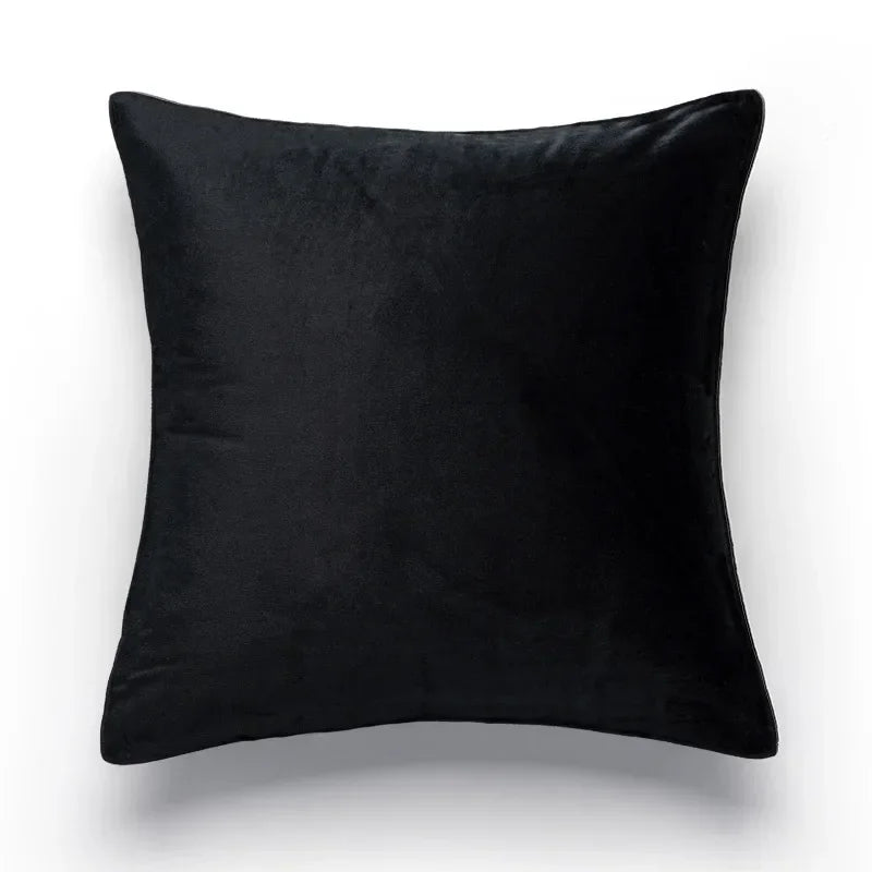 DecorBites™ Camellia Jacquard Embroidery Pillow Cover Luxury Decorative Nordic Living Room