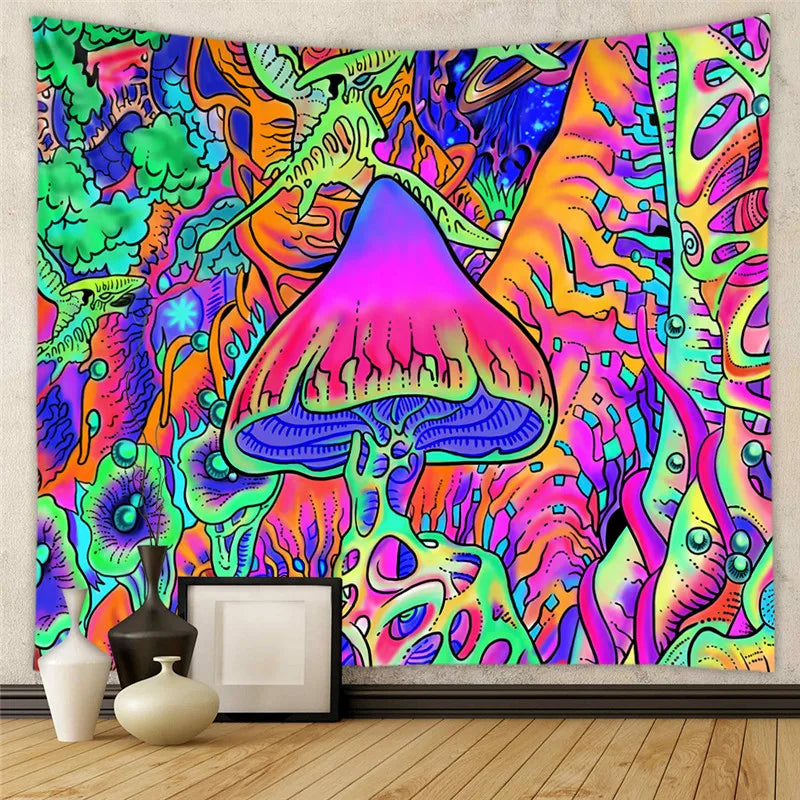 DecorBites™ Bohemian Decorative Tapestry Yoga Mat Sofa Blanket