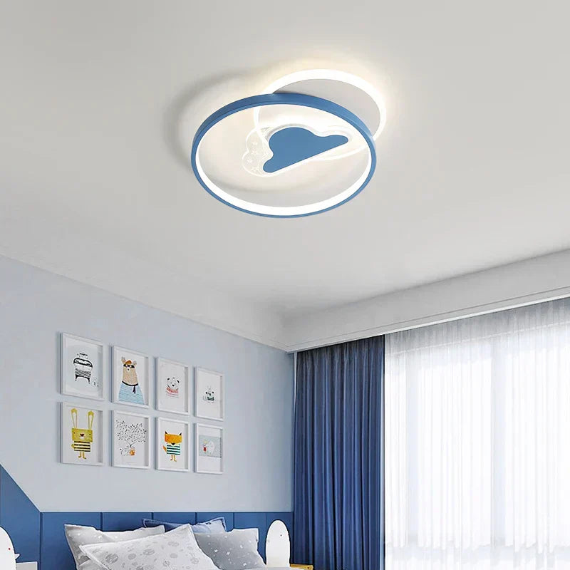 DecorBites™ Kids Room LED Ceiling Chandelier Modern Nursery Study Hanging Lamp