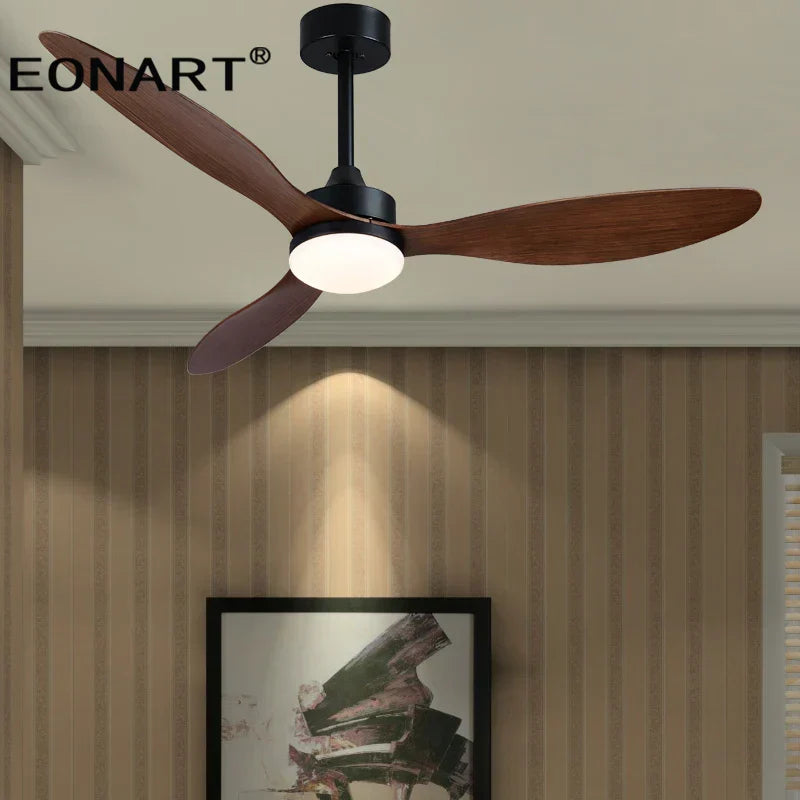 DecorBites™ 52" Fashion Plastic Blade Ceiling Fan with Lamp and Remote Control