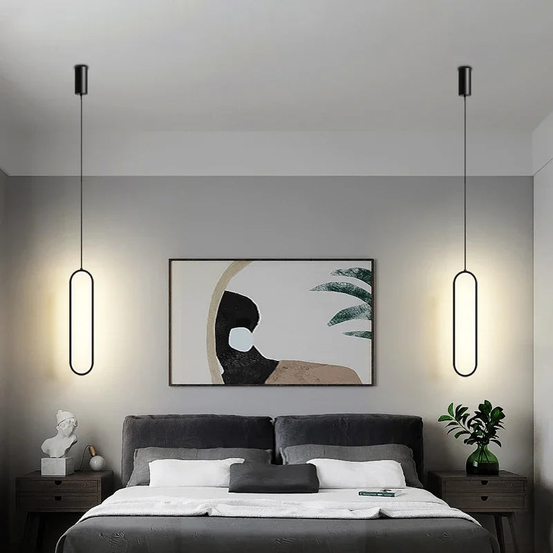 DecorBites™ Aluminium LED Chandelier for Minimalist Restaurant, Bar, and Living Spaces