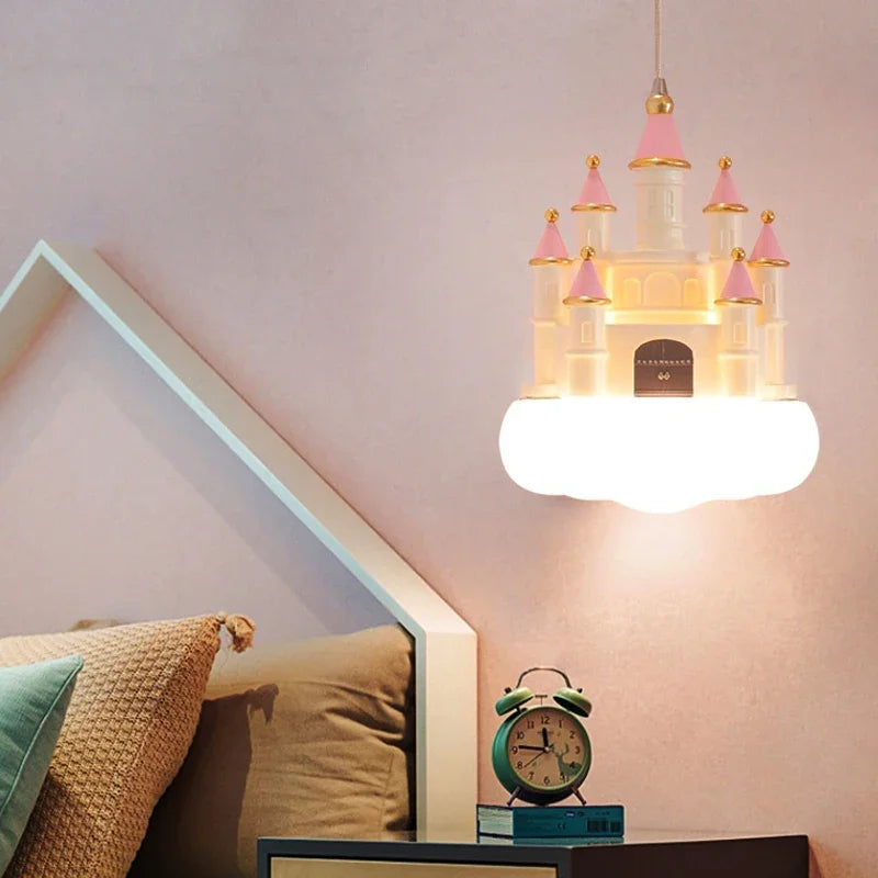 DecorBites™ Castle Kids Chandelier LED Light for Bedroom Decor